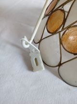 Suspension abat-jour en nacre
