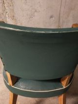 Paire de fauteuils bridge années 50