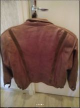 Blouson en cuir vintage
