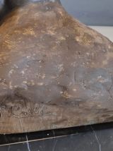 buste de Mermoz en plâtre signé Giuseppe Carli (1915-1987)