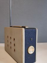 ancienne radio Océanic modèle Croisière bleu et blanc