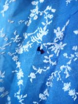 Authentique robe full circle en organdi vintage 50's