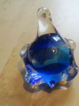 petite tortue en cristal presse papier    *