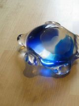 petite tortue en cristal presse papier    *