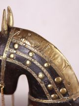 Cheval bois laiton