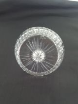 Support de bagues vintage  en verre cristal Cyrano