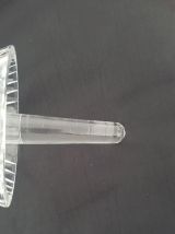 Support de bagues vintage  en verre cristal Cyrano