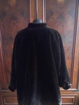 Veste vintage en fausse fourrure - Marc dominique Paris 