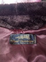 Veste vintage en fausse fourrure - Marc dominique Paris 