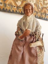 Santon de Provence - Tricoteuse - Gilbert Orsini