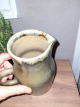 Pichet gres vernissé St Amand Puisaye Arts  Ceram grand feu