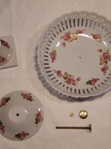 Compotier en porcelaine R Frery