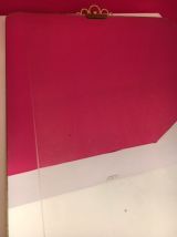 Miroir retroviseur 80cm x 38 cm laiton  et rainures , 1950’s