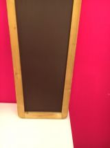 Miroir retroviseur 80cm x 38 cm laiton  et rainures , 1950’s