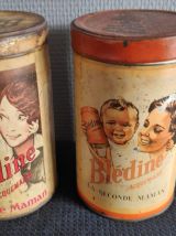 4 boites en métal anciennes