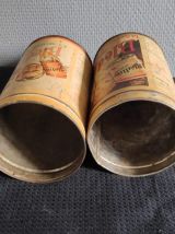 4 boites en métal anciennes