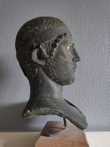 buste de l'Aurige de Delphes en plâtre