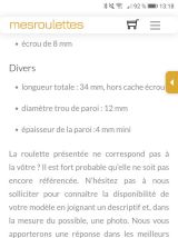 8 roulettes 20 mm pour porte douche coulissante 