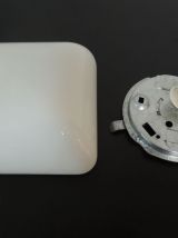 Plafonnier carré en opaline