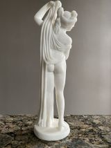 Statue marbre blanc 
