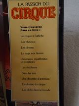 Livre la Passion du Cirque relié avec jaquette 95 pages illu
