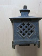 tirelire decor maison en  fonte  ancienne