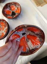 Vallauris service de dessert avec saladier et coupelles