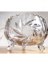 Bonbonnière cristal vintage 