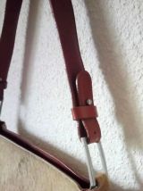 Sac Gérard Darel en cuir et fourrure 