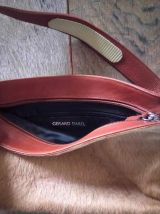 Sac Gérard Darel en cuir et fourrure 