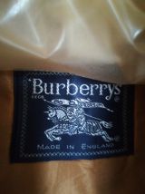 Burberrys vintage années 80 doublure laine amovible