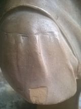 Buste en terre cuite signé le Fouché