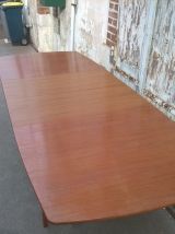 Table à manger extensible en teck scandinave