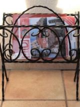 Porte-revues fer forgé 60’s 