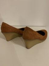 Talons compensés CosmoParis cognac taille 38 