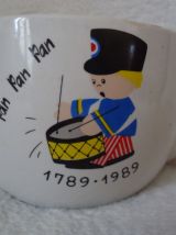 6 Mugs vintage Egypte, Mobil, Porto, 1989,Corse
