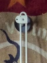 Porte manteau métal - 5 patères  - Années 50/60