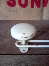 Porte manteau métal - 5 patères  - Années 50/60