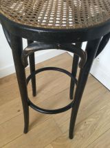 Tabouret de bar canné style Thonet