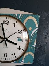 Horloge vintage, pendule murale "Junghans Art Déco"