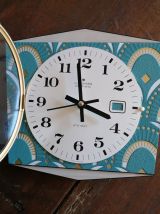 Horloge vintage, pendule murale "Junghans Art Déco"
