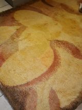 tapis  laine  DESSO hollande   70s moderniste pop art retro 