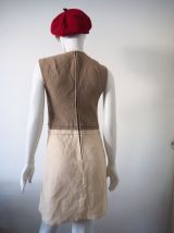 Robe trapèze Mod Swinging London pure laine vintage 60's