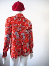 Chemise fleurie vintage 70's