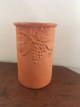 Pot en terre terracotta.