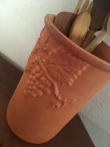 Pot en terre terracotta.