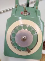 Lampe telephone/lampe industrielle/detournement d'objet 