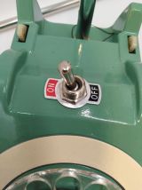 Lampe telephone/lampe industrielle/detournement d'objet 