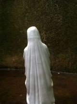 Statue Vierge Marie en biscuit 