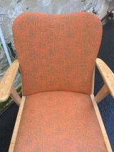 Fauteuil pied compas scandinave